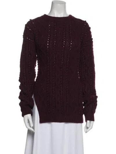 Pre-owned 3.1 Phillip Lim Wool Crew Neck Sweater W/ Tags In Purple