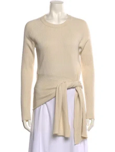 Pre-owned 3.1 Phillip Lim Wool Crew Neck Top In Neutral