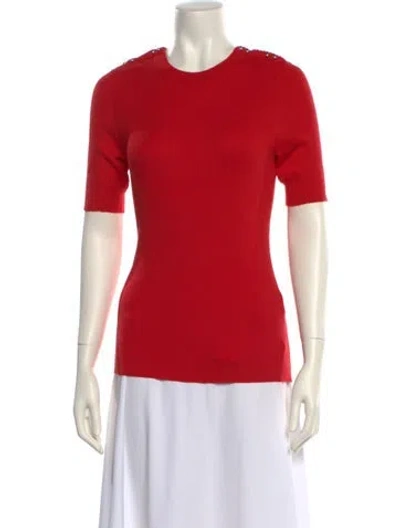 Pre-owned 3.1 Phillip Lim Wool Crew Neck T-shirt In Red