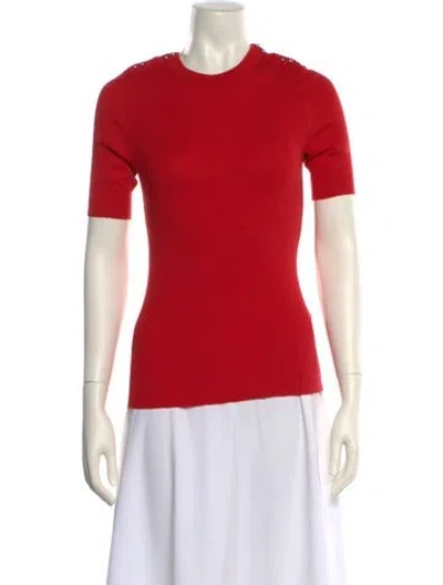 Pre-owned 3.1 Phillip Lim Wool Crew Neck T-shirt W/ Tags In Red