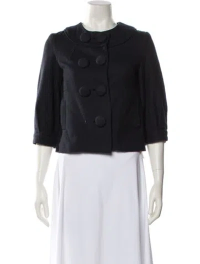 Pre-owned 3.1 Phillip Lim Wool Evening Jacket In Blue