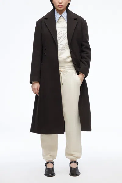 3.1 Phillip Lim Wool Felt A-line Carriage Coat In Gold