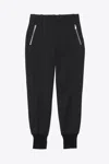 3.1 Phillip Lim Wool Jogger With Zippers In Black