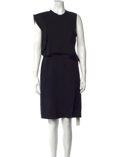 Pre-owned 3.1 Phillip Lim Wool Knee-length Dress In Black