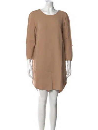 Pre-owned 3.1 Phillip Lim Wool Knee-length Dress In Brown