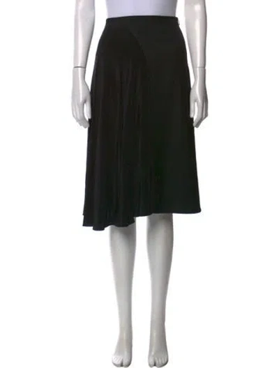 Pre-owned 3.1 Phillip Lim Wool Knee-length Skirt In Black