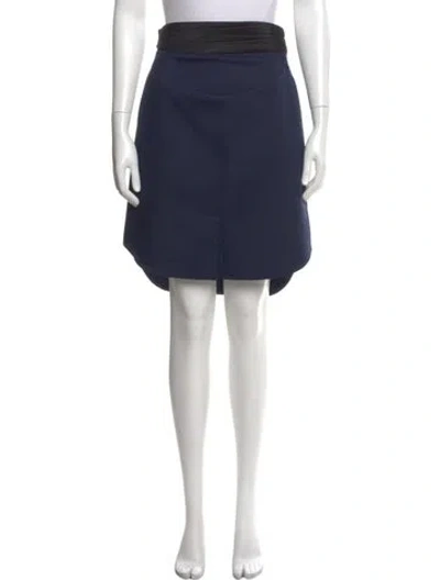 Pre-owned 3.1 Phillip Lim Wool Knee-length Skirt In Blue