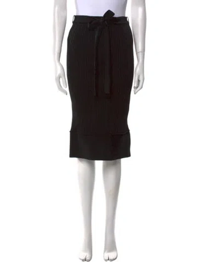 Pre-owned 3.1 Phillip Lim Wool Knee-length Skirt W/ Tags In Black