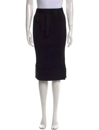 Pre-owned 3.1 Phillip Lim Wool Knee-length Skirt W/ Tags In Black