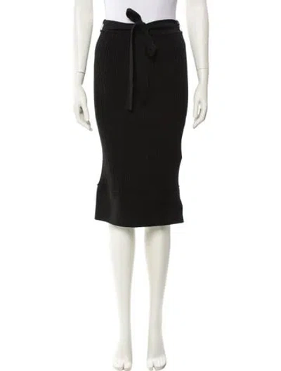 Pre-owned 3.1 Phillip Lim Wool Knee-length Skirt W/ Tags In Black