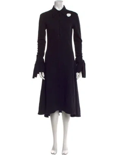 Pre-owned 3.1 Phillip Lim Wool Long Dress In Blue