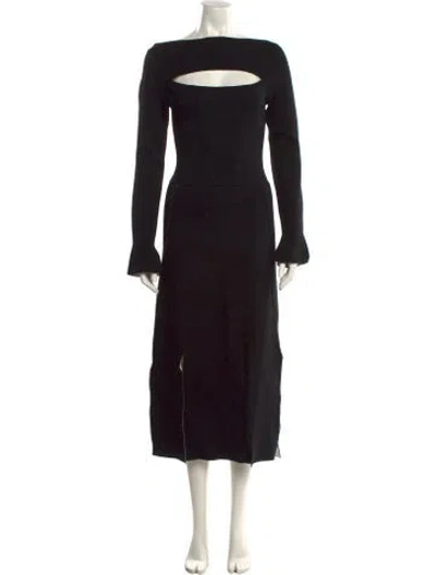 Pre-owned 3.1 Phillip Lim Wool Long Dress W/ Tags In Black