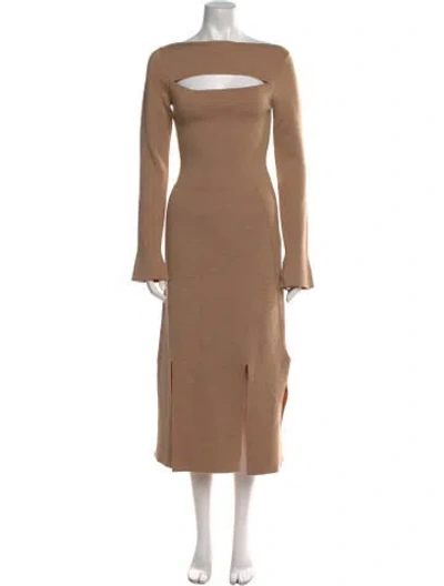 Pre-owned 3.1 Phillip Lim Wool Long Dress W/ Tags In Neutral