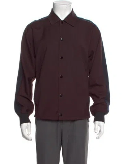Pre-owned 3.1 Phillip Lim Wool Long Sleeve Dress Shirt In Purple
