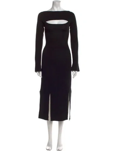 Pre-owned 3.1 Phillip Lim Wool Midi Length Dress In Black