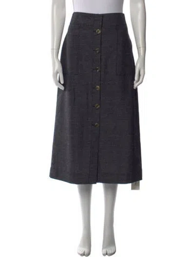 Pre-owned 3.1 Phillip Lim Wool Midi Length Skirt In Black