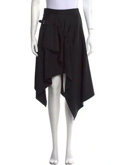 Pre-owned 3.1 Phillip Lim Wool Midi Length Skirt In Black