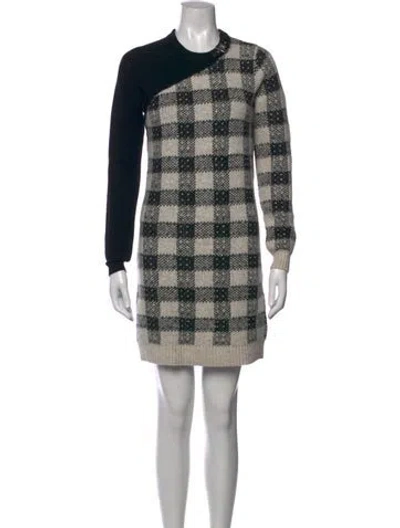 Pre-owned 3.1 Phillip Lim Wool Mini Dress In Black