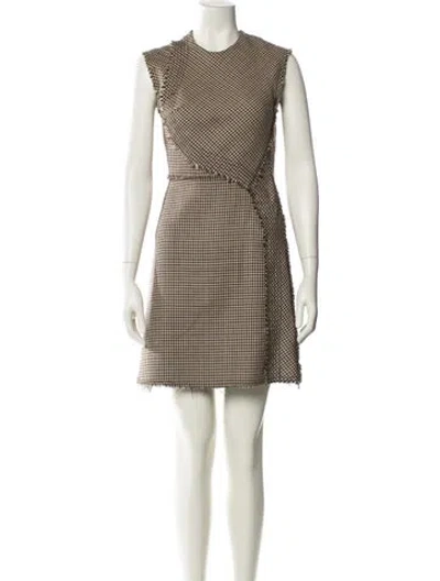 Pre-owned 3.1 Phillip Lim Wool Mini Dress In Multi