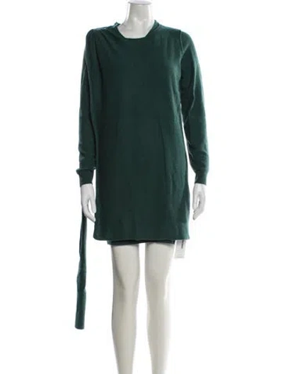 Pre-owned 3.1 Phillip Lim Wool Mini Dress W/ Tags In Green