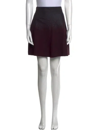 Pre-owned 3.1 Phillip Lim Wool Mini Skirt In Black