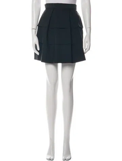 Pre-owned 3.1 Phillip Lim Wool Mini Skirt In Black