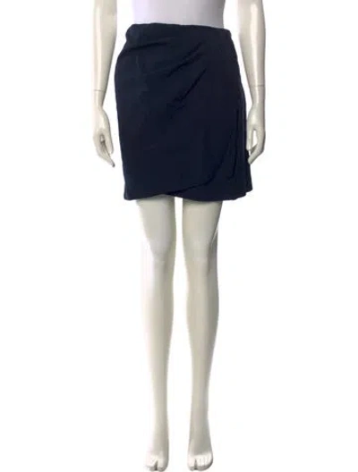 Pre-owned 3.1 Phillip Lim Wool Mini Skirt In Blue