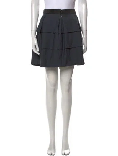 Pre-owned 3.1 Phillip Lim Wool Mini Skirt In Gray