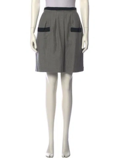 Pre-owned 3.1 Phillip Lim Wool Mini Skirt In Neutral