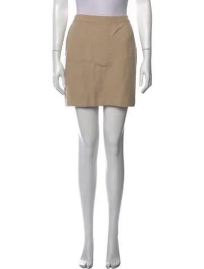 Pre-owned 3.1 Phillip Lim Wool Mini Skirt In Neutrals