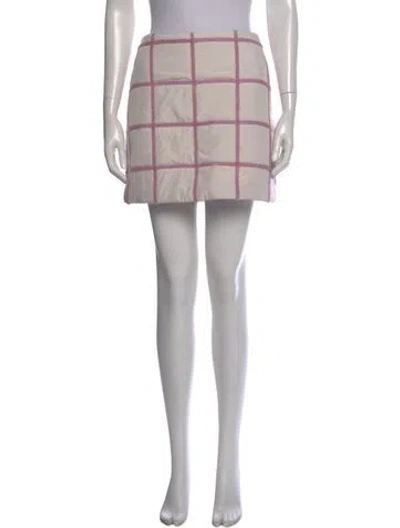 Pre-owned 3.1 Phillip Lim Wool Mini Skirt W/ Tags In Neutral