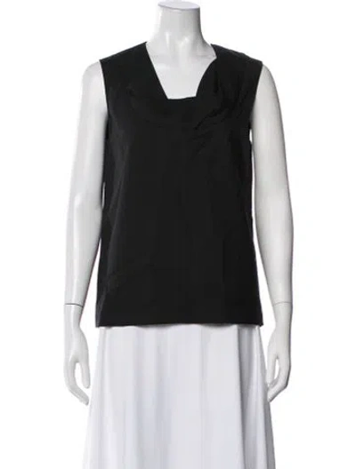 Pre-owned 3.1 Phillip Lim Wool Mock Neck Blouse In Black
