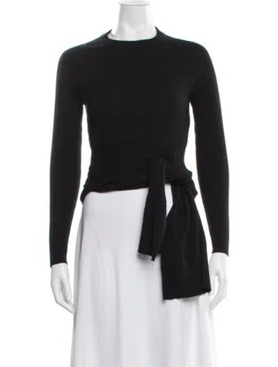 Pre-owned 3.1 Phillip Lim Wool Mock Neck Sweater In Black