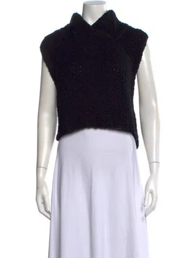 Pre-owned 3.1 Phillip Lim Wool Mock Neck Sweater In Blue