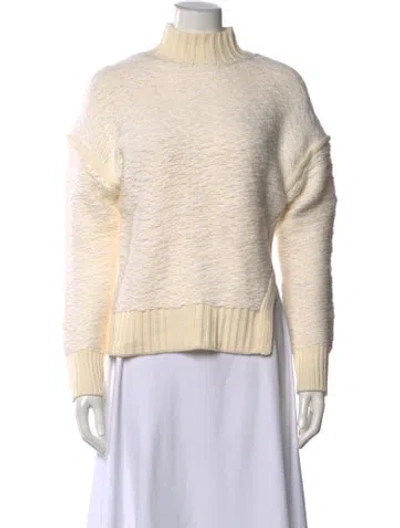 Pre-owned 3.1 Phillip Lim Wool Mock Neck Sweater In Neutral