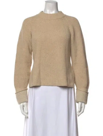 Pre-owned 3.1 Phillip Lim Wool Mock Neck Sweater In Neutral
