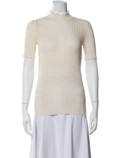 Pre-owned 3.1 Phillip Lim Wool Mock Neck Top In Multi
