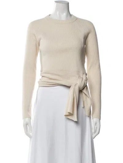 Pre-owned 3.1 Phillip Lim Wool Mock Neck Top In Neutral