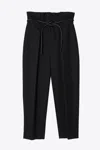 3.1 Phillip Lim Wool Origami Pleat Pant With Belt In Black