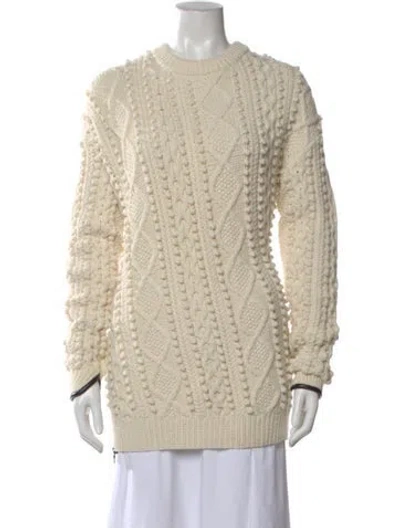 Pre-owned 3.1 Phillip Lim Wool Patterned Sweater In Neutral