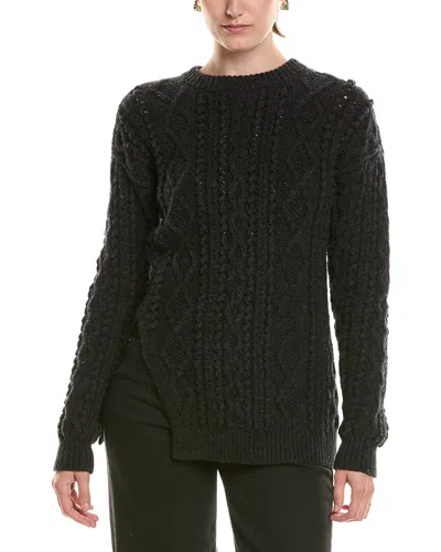 3.1 Phillip Lim Wool Popcorn Cable Sweater In Multi