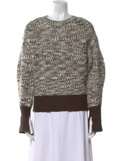 Pre-owned 3.1 Phillip Lim Wool Printed Sweater In Brown