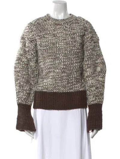 Pre-owned 3.1 Phillip Lim Wool Printed Sweater W/ Tags In Brown