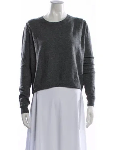 Pre-owned 3.1 Phillip Lim Wool Scoop Neck Sweater In Gray