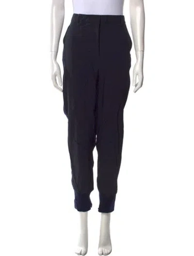 Pre-owned 3.1 Phillip Lim Wool Skinny Leg Pants In Blue