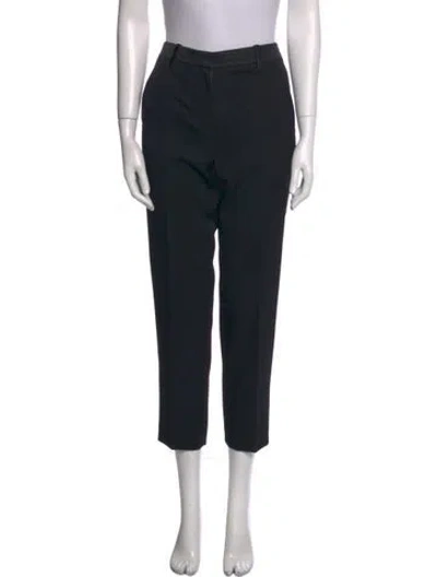 Pre-owned 3.1 Phillip Lim Wool Straight Leg Pants In Black