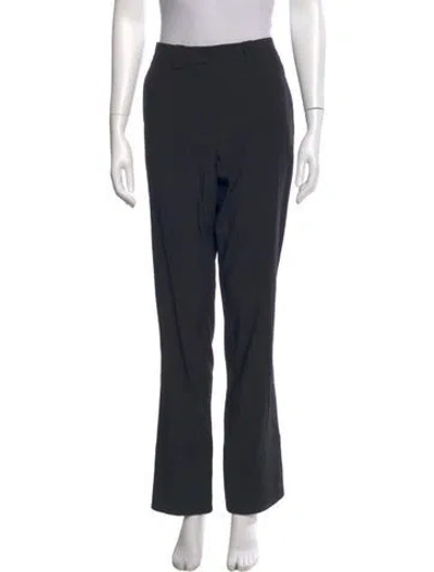 Pre-owned 3.1 Phillip Lim Wool Straight Leg Pants In Black