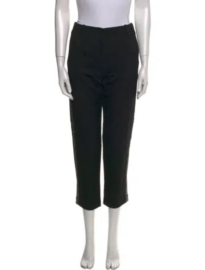 Pre-owned 3.1 Phillip Lim Wool Straight Leg Pants In Black