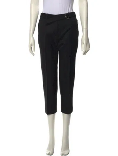Pre-owned 3.1 Phillip Lim Wool Straight Leg Pants In Black