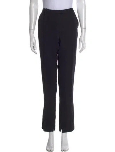 Pre-owned 3.1 Phillip Lim Wool Straight Leg Pants In Black